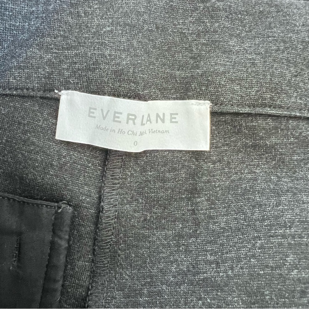 Everlane‎ The Stretch Ponte Side-Zip Pant Charcoal Gray - Picture 6 of 13